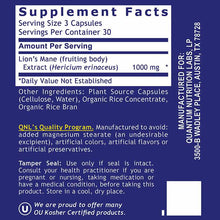 Lion's Mane, 90 Capsules, by Quantum Nutrition Labs, image #2