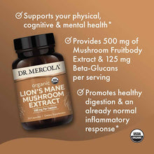 Lion's Mane Mushroom Extract Organic, by Dr. Mercola, image #4