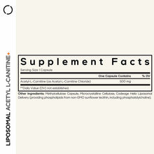 Liposomal Acetyl L-Carnitine+, by Codeage