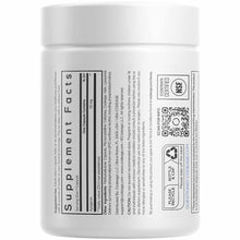 White supplement bottle labeled "Supplement Facts" with Codeage branding and QR code on label.