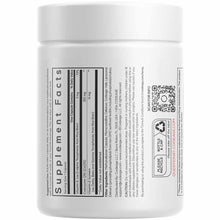 White supplement bottle with black label showing "Supplement Facts" and product information for Codeage CoQ10.