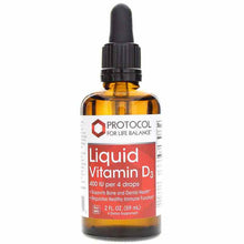Liquid Vitamin D3 400 IU, by Protocol For Life Balance