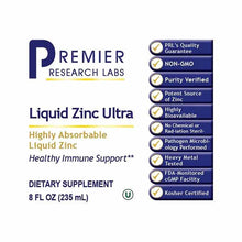 Liquid Zinc Ultra, by Premier Research Labs, image #2