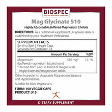 Mag Glycinate 510, by BioSpec, image #2