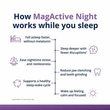 MagActive Night Magnesium Powder Mixed Berry, Mixed Berry, 30 Servings, by Metagenics, image #4