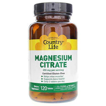 Magnesium Citrate 250 Mg, by Country Life