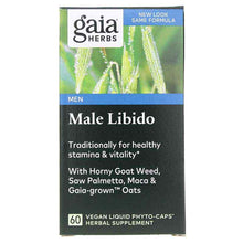 Male Libido, 60 Liquid Phyto Caps, by Gaia Herbs