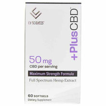 Maximum Strength Hemp Extract Softgels 50 Mg, by PlusCBD Oil