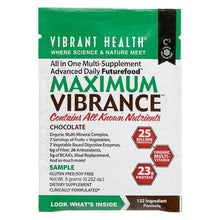 Maximum Vibrance Multi-Supplement Powder, Chocolate, 1 Packet, by Vibrant Health