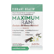 Maximum Vibrance Multi-Supplement Powder, Vanilla, 10 Packets, by Vibrant Health