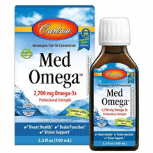 Med Omega 2700 Mg Omega-3s with Natural Lemon-Lime Flavor, by Carlson Labs