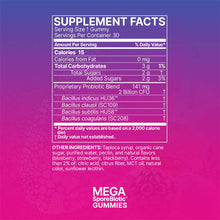 Mega SporeBiotic Gummies For Kids, 30 Gummies, by Microbiome Labs