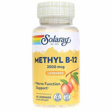 Methyl B-12 2500 Mcg Natural Mango Peach Flavor, by Solaray