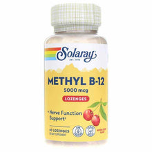 Methyl B-12 5000 Mcg with Natural Cherry Flavor, by Solaray