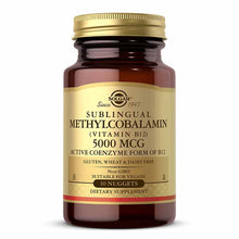 Methylcobalamin Sublingual 5000 Mcg, 30 Nuggets, by Solgar