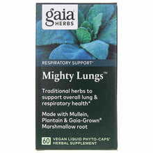 Mighty Lungs, 60 Liquid Phyto Caps, by Gaia Herbs