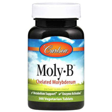Moly-B Chelated Molybdenum, 300 Veg Tablets, by Carlson Labs