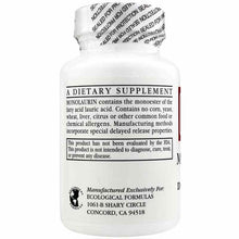 Monolaurin 300 Mg, by Ecological Formulas, image #3