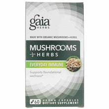 Mushrooms + Herbs Everyday Immune, by Gaia Herbs