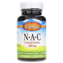 NAC N-Acetyl Cysteine 500 Mg, 60 Capsules, by Carlson Labs