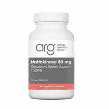 Nattokinase 50 Mg, 300 Veg Capsules, by Allergy Research Group