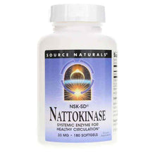Nattokinase (NSK-SD) 33 Mg, 180 Softgels, by Source Naturals