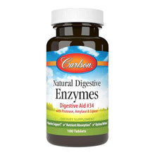 Natural Digestive Enzymes, 100 Tablets, by Carlson Labs