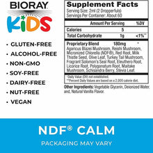 NDF Calm Herbal Drops, Vanilla, 4 Oz, by BioRay Kids, image #2