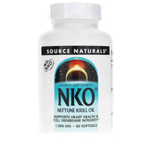 NKO Neptune Krill Oil 1000 Mg, 60 Softgels, by Source Naturals