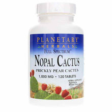 Nopal Cactus 1000 Mg Full Spectrum, 120 Tablets, by Planetary Herbals