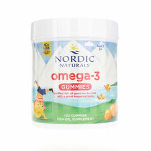 Nordic Omega-3 Gummies Tangerine, 120 Gummies, by Nordic Naturals