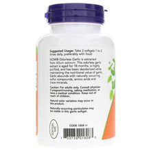 Odorless Garlic, 250 Softgels, by NOW Foods, image #3