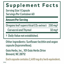 Oil of Oregano, 60 Liquid Phyto Caps, by Gaia Herbs Pro
