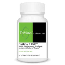 Omega-3 1000, 45 Enteric Coated Softgels, by DaVinci Labs