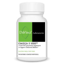 Omega-3 1000, 90 Enteric Coated Softgels, by DaVinci Labs