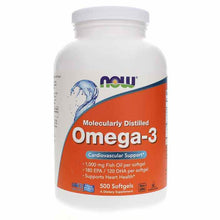 Omega-3 180 EPA / 120 DHA, 500 Softgels, by NOW Foods