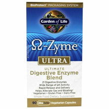 Omega-Zyme Ultra Digestive Enzyme Blend, 90 Veg Capsules, by Garden of Life