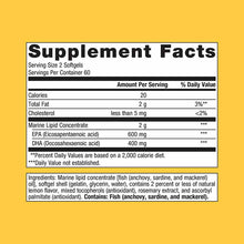 OmegaGenics Fish Oil EPA-DHA 500 mg, 120 Softgels, by Metagenics, image #2