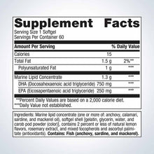 OmegaGenics Fish Oil Neuro 1000 mg, 60 Softgels, by Metagenics, image #2