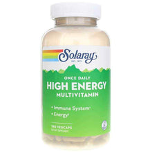 Once Daily High Energy Multivitamin, 180 Veg Capsules, by Solaray