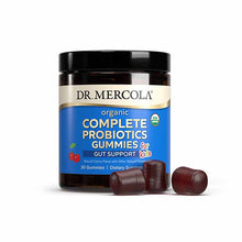 Organic Complete Probiotics Gummies for Kids, Cherry, 30 Gummies, by Dr. Mercola