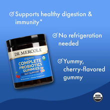 Organic Complete Probiotics Gummies for Kids, Cherry, 30 Gummies, by Dr. Mercola, image #4