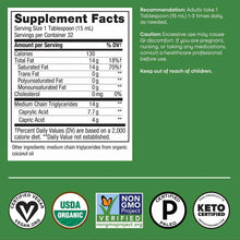 Organic MCT Oil from Coconut, by Natures Way