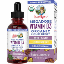 Organic Megadose D3 Liquid Drops, by MaryRuth's Organics