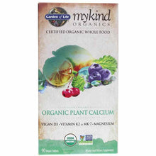 Organic Plant Calcium with Vegan D3, 90 Veg Tablets, by Garden of Life mykind Organics