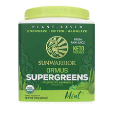 Ormus Supergreens, Mint, 15.8 Oz, by Sunwarrior