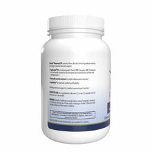 White plastic bottle with white ridged cap containing 60 capsules, labeled Ostinol Advanced 5X by ZyCal Bioceuticals.