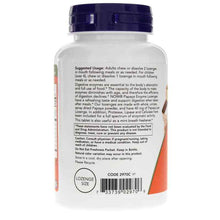 Papaya Enzymes Chewable, by NOW Foods, image #3