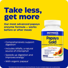 Papaya Gold, 120 Tablets, by Enzymedica, image #3