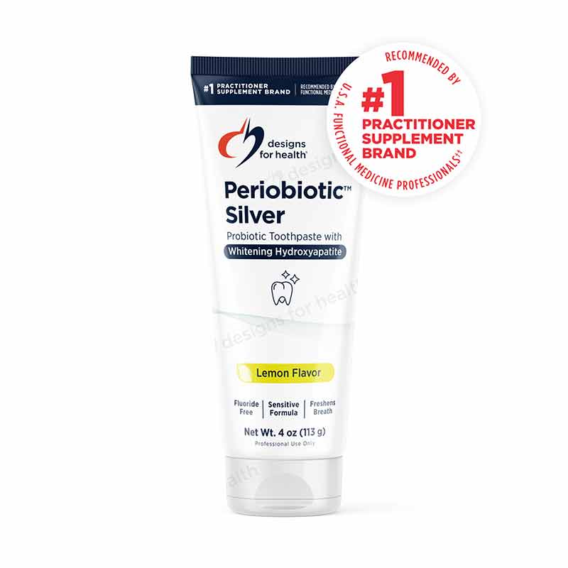 PerioBiotic Silver Toothpaste, Designs For Health – Natural